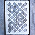 SLGIFT DIY Decorative Stencil Template for Painting On Walls Furniture Crafts,Moroccan (A4 Size)