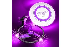 TOSY Patented Boomerang - 3 Super Bright LEDs, Rechargeable, Auto Light Up, Launcher & Flying Disc/frisbee included, Perfect Outdoor Games, Birthday & Camping Gift for Men/Boys/Teens/Kids