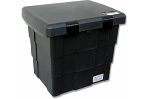 Daken PB108 Grit Container 108 Litres with Lock, Grit Box, Road Salt Box, Sand Box, Storage Container, Pick-up Box, Grit Container