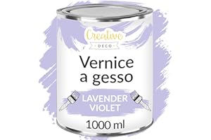 Creative Deco Chalk Paint Vernice a Gesso Viola | 1L | Vernice per Legno | Pittura per Mobili senza Carteggiare, Opaca, Lavabile | Perfetta per Restauro di Mobili, Colore per Legno e Decorazione