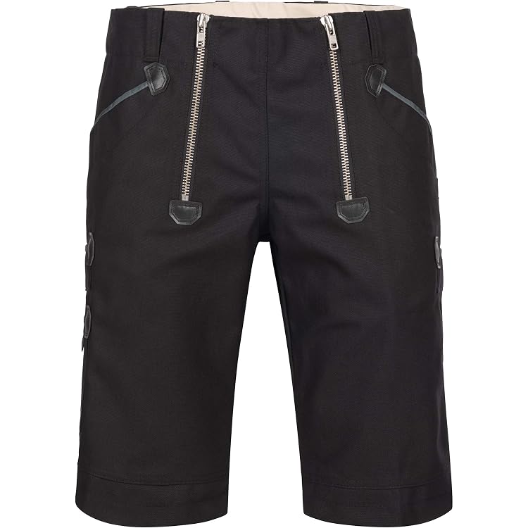 TMG Dachdecker Shorts Für Männer – Viel Stauraum, Zunfthose Ohne Schlag, Schwarze Cargo-Shorts Für Den Sommer