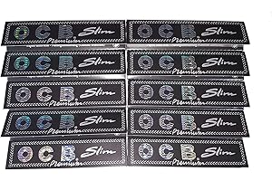 OCB / HIGH CHAMP OCB 10 x 32 Premium Slim Zigarettenpapier Long Papers Blättchen +1 x Transporthülle
