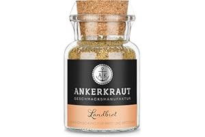 ‎ANKERKRAUT Ankerkraut Landbrot, Gewürzmischung zum selber backen von Brot und Brötchen, Semmeln im Backofen backen, 70 g im Korkenglas