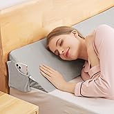 TokSay (54"x10"x6" Double Size Bed Wedge Pillow for Headboard,Bed Gap Filler Between Mattress and Headboard, Adjustable High-