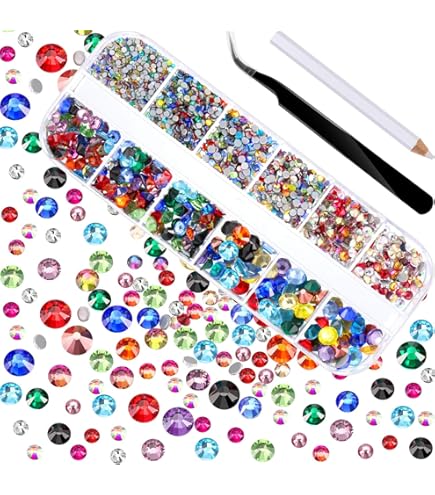 6736 stuks Hotfix strass steentjes platte achterkant, zwarte steentjes