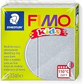 Fimo Kids Polimer Kil 42Gr. Glitter Silver