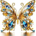 MXJSUA Rainbow Butterfly 5D Diamond Painting Kit - Special Shape Crystal Rhinestone, 30x30cm, DIY Art For Adults & Beginners - View #8