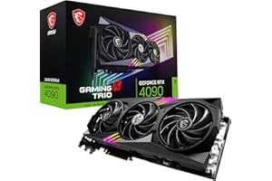 ‎MSI MSI GeForce RTX 4090 Gaming X Trio 24G Gaming Grafikkarte - NVIDIA RTX 4090, 24GB GDDR6X Speicher, 384-bit, 21 Gbps