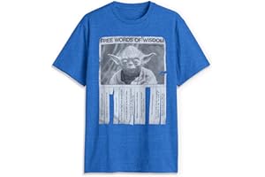 FIFTH SUN Star Wars Words of Wisdom Short Sleeve Camiseta Camisetas Hombre (Pack de 1)