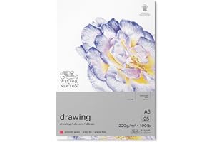 Winsor & Newton 6689742 papier do rysowania, naturalny biały, A3-25 arkuszy