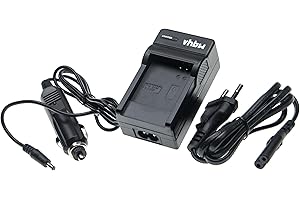 vhbw Ładowarka kabel do ładowania zasilacz z ładowarką samochodową do Samsung Digimax L830, NV4, PL10, NV33, L730, CL5, i8, ST10 jak Samsung SLB-0937.