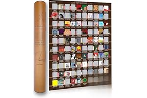 Atlas & Green Top 100 Bücher Poster. Top 100 Rubbelbuch Poster Geschenk Tube Film poster Aufkleber