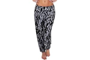 Love My Fashions® Women Harem Trouser Alibaba Plain & Printed Elactic Waist Hippie Pyjama Bottoms Loose Fit Baggy Pilates Yoga Pants and Summer Trousers