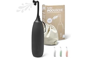 Hey Nature Portable Bidet Black, Peri Bottle for Gentle, Hygienic Cleansing. Bidet Sprayer as Postpartum Essentials, Hemorrhoids Treatment. Perineal Bottle Belongs in Any Hospital Bag, Save Wet Wipes