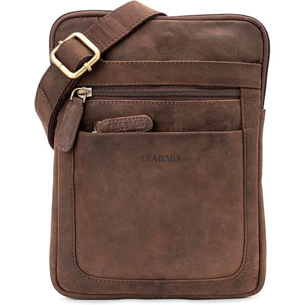 bolso mensajero hombre cuero
