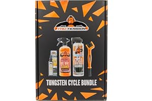 TRU-TENSION Tru Tension BananaSlip Cycle Tungsteno Bundle - Cadena de bicicleta, cassette y lubricante de transmisión