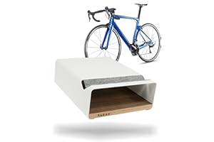 PARAX Fahrradhalter - Wandhalterung für Fahrrad - Indoor Fahrrad Aufbewahrung - Fahrrad Aufhängung aus Aluminium & Holz - Fah