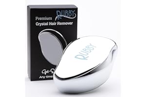 Das Original! Rubby Nano Crystal Haarentferner | Haarentfernung ohne Rasieren | Ohne Schmerzen & Schneiden | Magischer Haarentferner Silber