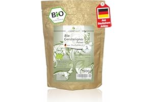 ‎SUPERKOST Superkost BIO Gerstengras Pulver 500g Biologisch angebaut in Bayern, Deutschland, mit Laborprüfsiegel, Rohkostqualität