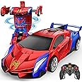 Braxel Transforming Remote Control Cars Toys for 3-12 Year Old Boys Girls, 2.4GHz Transform Robot Car with Batteries & 360° Rotation, 2 in 1 RC Vehicle Birthday Gifts for Kids Toys Age 3 4 5 6 7 8
