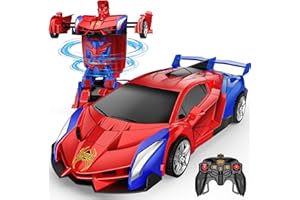 Braxel Remote Controlled Car Transforming RC Toy from 3-12 Years, 2.4GHz Robot Car with Remote Control, Easter Gift, Birthday Gift for Boys & Girls, Outdoor Toy for Children