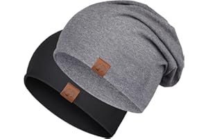 HASAGEI Czapka damska, lekka, miękka, uniseks, elastyczna czapka beanie, na wszystkie pory roku