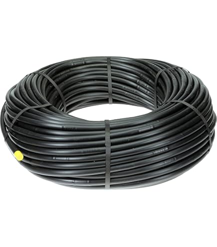 Tubo Per Irrigazione A Goccia S&M 544965 – Doppio Strato, 16 Mm X 25 M, Bianco, Max 2,5 Atm, Per Giardino