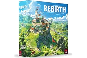 Rebirth Board Game – Tile-Laying Eurogame Set in a Lush Future for 1–4 Players – Mighty Boards