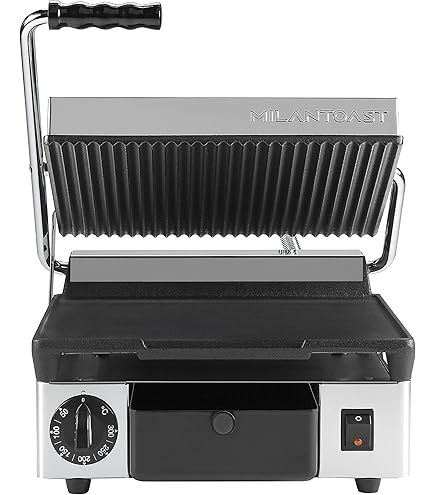 Klämgrill Milan Toast Gjutjärn- Enkel 16001