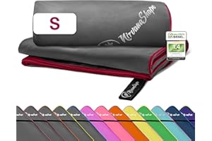 NirvanaShape Mikrofaser Handtuch, Microfaser Handtücher leicht, kompakt als Badetuch, Reisehandtuch, Strandtuch, Sporthandtuch für Fitness, Strand, S 60 x 40 cm