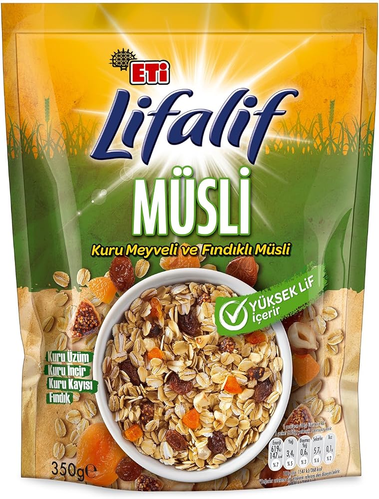 Eti Lifalif Kuru Meyveli ve Fındıklı Müsli 350 g