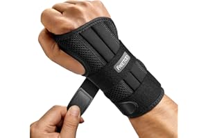 FREETOO Ochraniacz Nadgarstki 3 Pobyty Zatwierdzone przez lekarza,Regulowany Ortopedyczny Nadgarstek do użytku Dzień i Noc,Nadgarstek na zapalenie stawów, zapalenie ścięgien, zniekształcenie,RSI i Ochrona Sportu