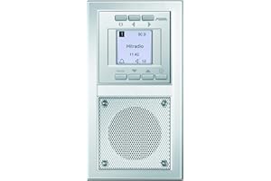 Honeywell Home Peha D 20.485.70 Radio Unterputz-Radio im Aura-Design, silber