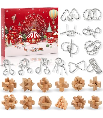 Calendrier De L'Avent 2025 Avec Puzzles 3D - 24 Jours - Pour Enfants 6-14 Ans - Cadeau De Noël éducatif - 9
