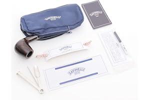 Pipa Savinelli BASIC modello 628, Kit per pipa completo di tutti gli accessori, astuccio in tela blu