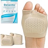 Belanto Metatarsal Pad for Women and Men, 1 Pair Forefoot Pad for Pain Relief, Hallux Valgus Bunion Foot Sleeve, Ball of Foot