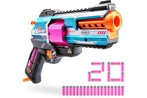 XSHOT Skins Pro Series Break Barrel, 20 Dart av ZURU | Roterande spin-tunna; Air Pocket Technology dart; episk lång räckvidd;