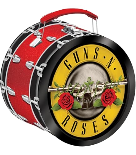 Boîte Collector Guns N' Roses – Boîte En Métal Avec Poignée – Licence Officielle – Idéale Rangement Ou Cadeau Fan