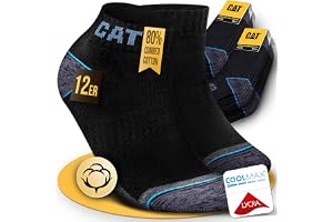 CAT 12 par CATERPILLAR POWER & COOL WORK sneakers arbetssakers arbetsstrumpor strumpor storlekar 39–42, 43–46, 47–50