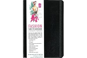 Essentials Fashion Sketchbook (360 Figure Templates to create your designs!): A Designer's Companion