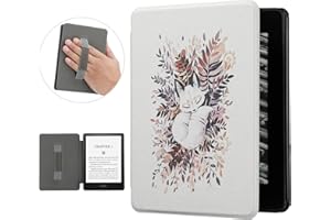 Billionn Etui na Kindle Paperwhite 11. Generacja(6,8 Cala, 2021) i Kindle Paperwhite Signature Edition, z Podpórką na Rękę i Funkcją Auto Sleep/Wake, Lis
