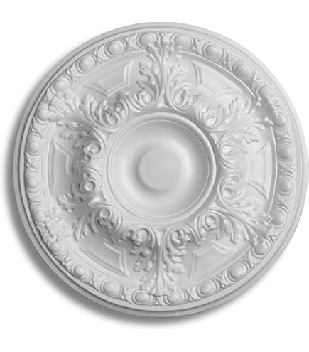 Medaglione Da Soffitto 35.6cm | Finitura Bianca | Stile Country Cottage - Foto 10