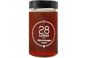 28 LUNAS Miel de Bosque - 100% Natural Pura de Abeja, Cruda, 900gr - Origen: El Bierzo, España