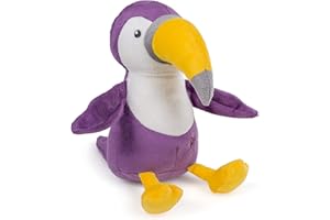 Petface Planet Tegan The Toucan - Juguete de Peluche ecológico para Perros