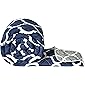 Divine Casa Microfibre All-Weather 150 GSM Printed Reversible Double Bed Quilt Comforter Blanket - (Dark Blue and Grey)