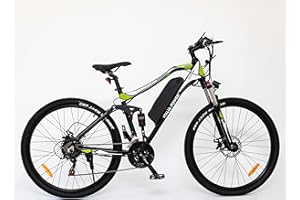 Italia Power Off Grid, E-Bike SHUNGITE, Bicicleta Electrica de montaña, Unisex, Adultos, 27.5 Pulgadas, Negro, M