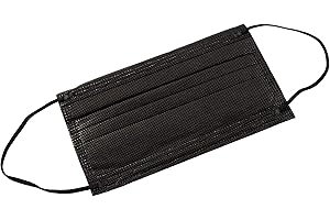 Mascarilla de higiene desechable de PAIDE P 3-PLY, negro, 50 piezas