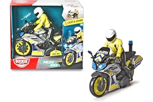 Dickie 203712018026, SOS Motocykl policyjny, 17 cm, wersja polska, od 3 lat