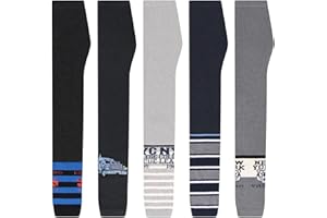 L&K-II 5er Pack Thermounterwäsche Kinder Jungen Leggings Kinder Hosen Pants Herbst Frühling Baumwolle Knöchellang 2752