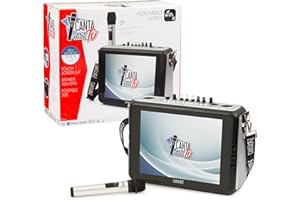 Canta Tu Karaoke Portatile 2024 - Karaoke Portatile Senza Fili Con Microfono Wireless,Tracolla, Ampio Display Touch, Connessione Wi-Fi, Effetti Vocali, Batteria Ricaricabile, Voice Changer, Argento